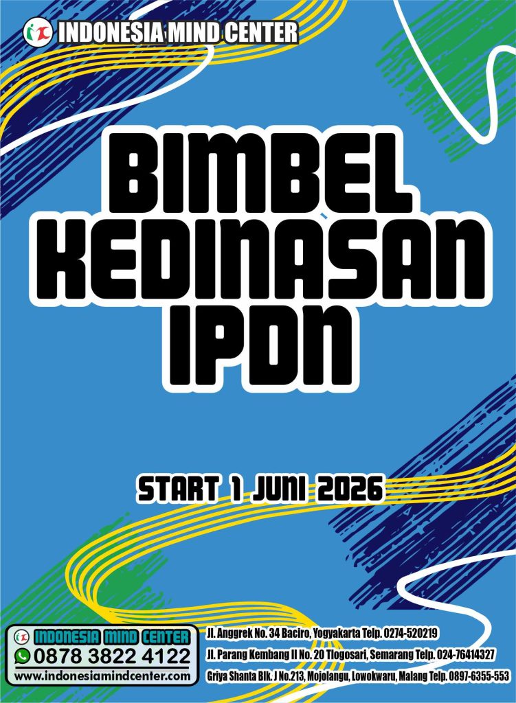 BIMBEL KEDINASAN IPDN 2026 START 1 JUNI 2026