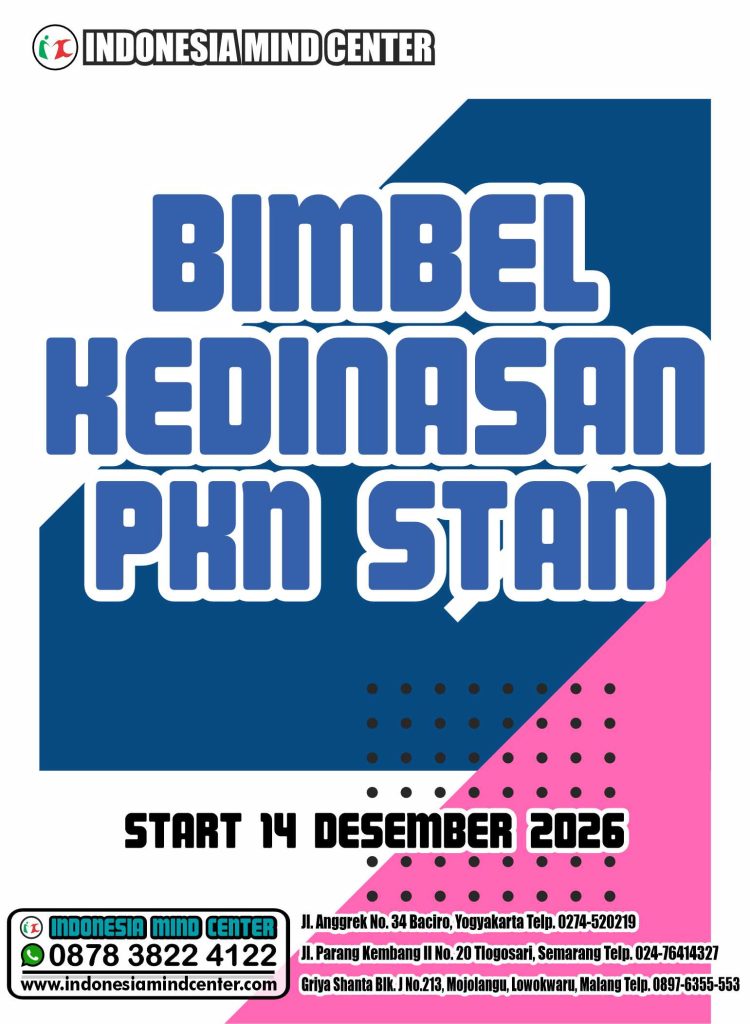 BIMBEL KEDINASAN PKN STAN 2026 START 14 DESEMBER 2026