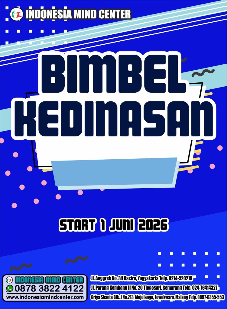 BIMBEL KEDINASAN START 1 JUNI 2026