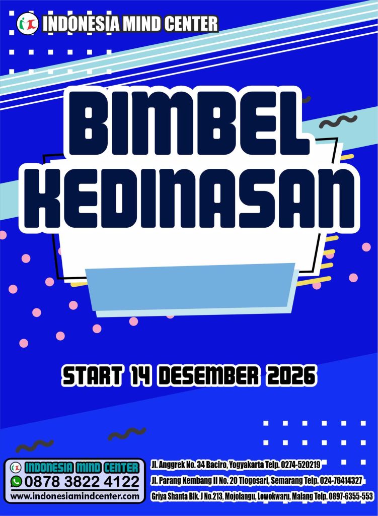 BIMBEL KEDINASAN START 14 DESEMBER 2026