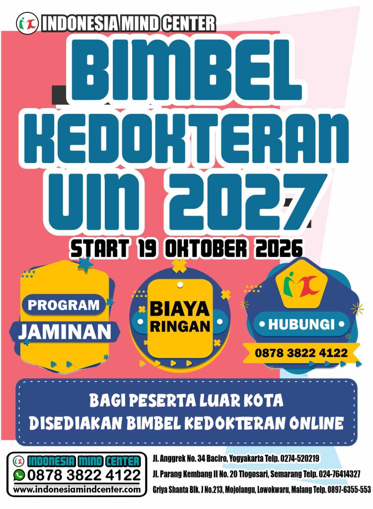 BIMBEL KEDOKTERAN UIN START 19 OKTOBER 2026