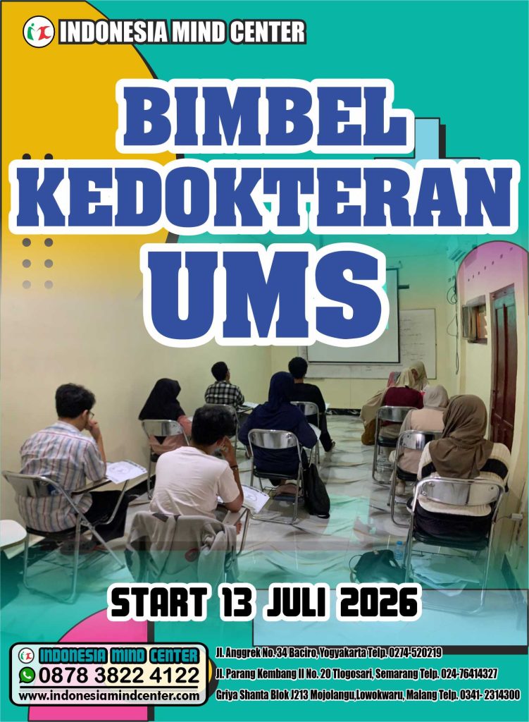 BIMBEL KEDOKTERAN UMS START 13 JULI 2026