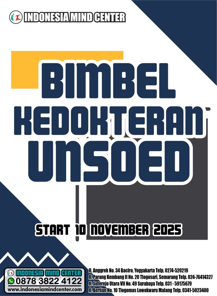BIMBEL KEDOKTERAN UNSOED START 10 NOVEMBER 2025