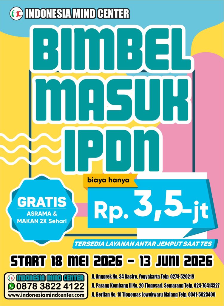 BIMBEL MASUK IPDN 18 MEI 2026