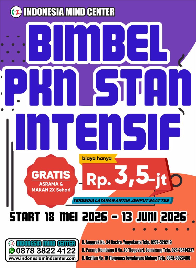 BIMBEL PKN STAN INTENSIF 18 MEI 2026