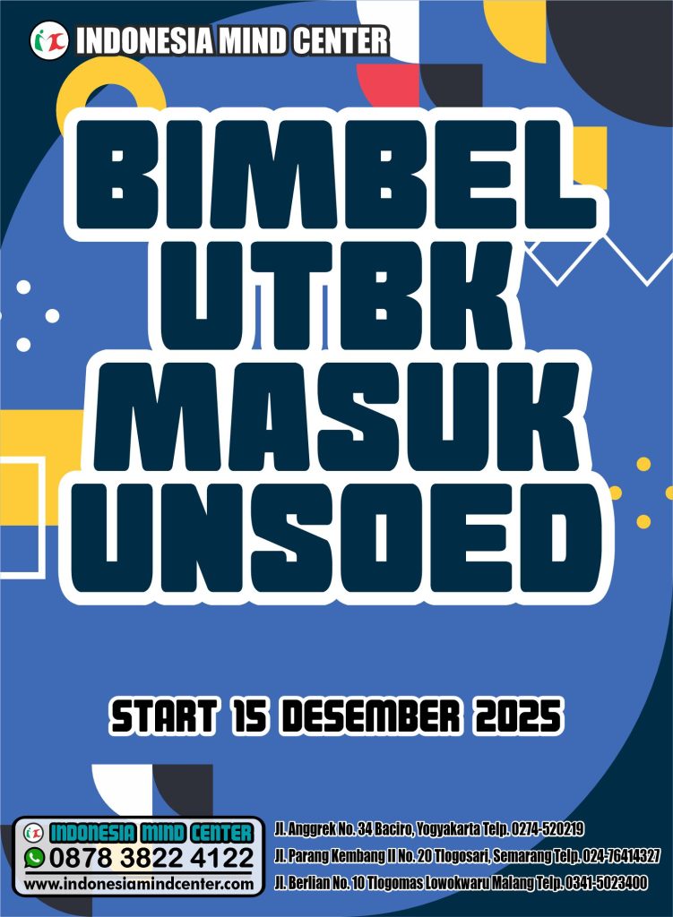 BIMBEL UTBK MASUK UNSOED START 15 DES 2025