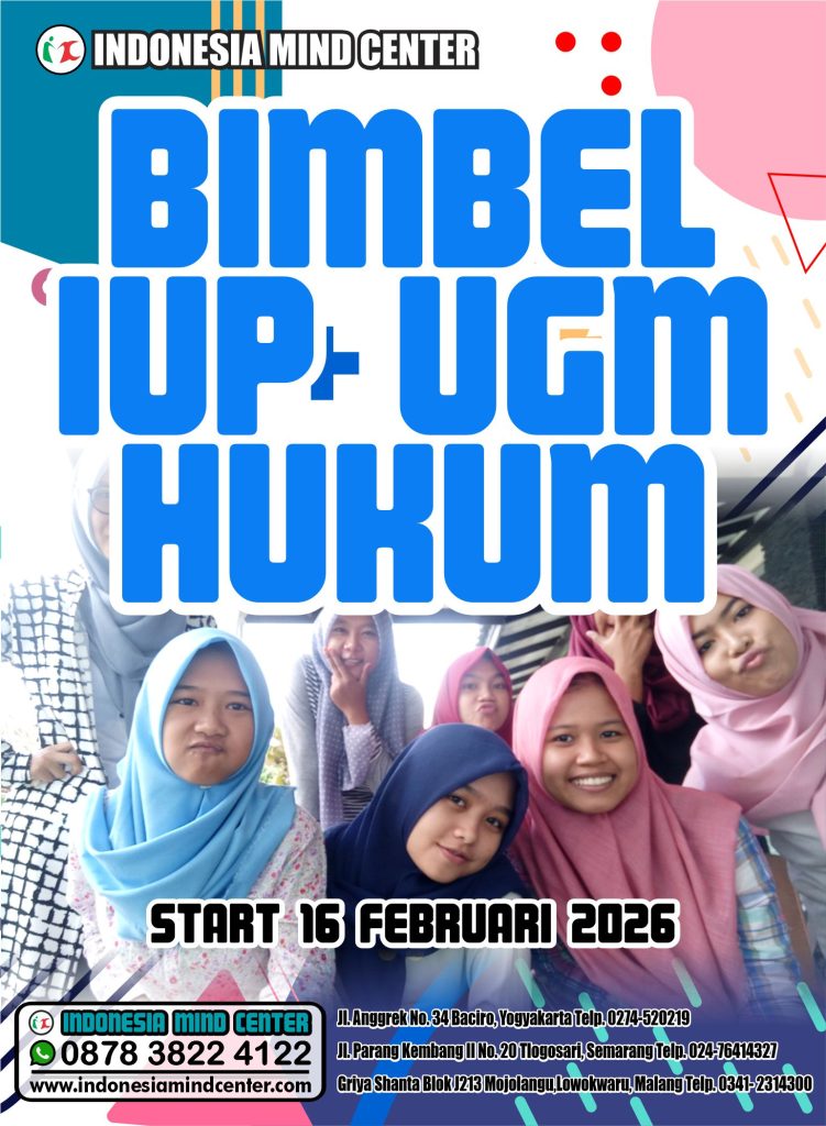 BIMBEL IUP UGM HUKUM START 16 FEBRUARI 2026