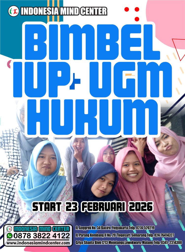 BIMBEL IUP UGM HUKUM START 23 FEBRUARI 2026