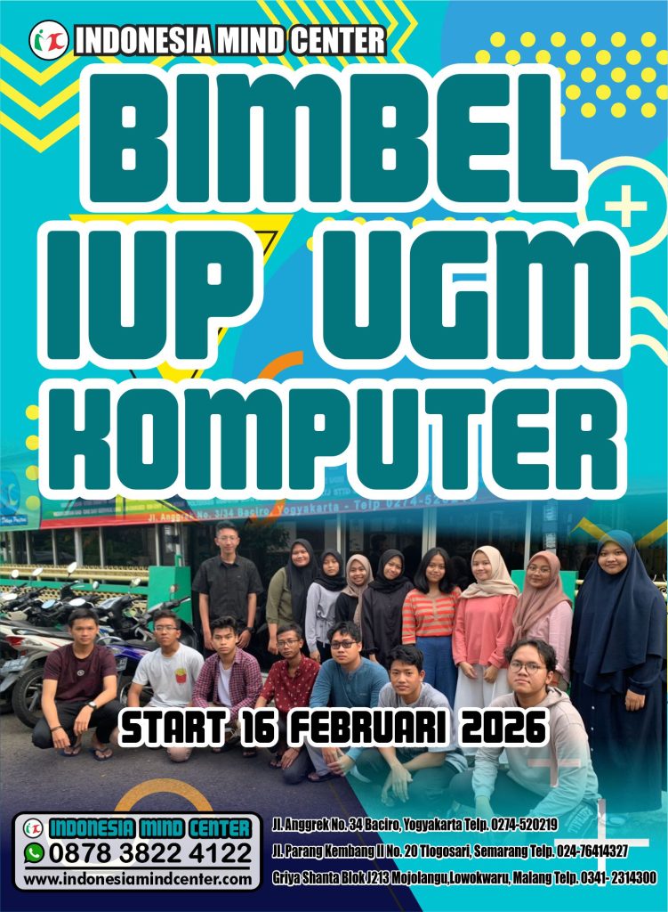 BIMBEL IUP UGM KOMPUTER START 16 FEBRUARI 2026