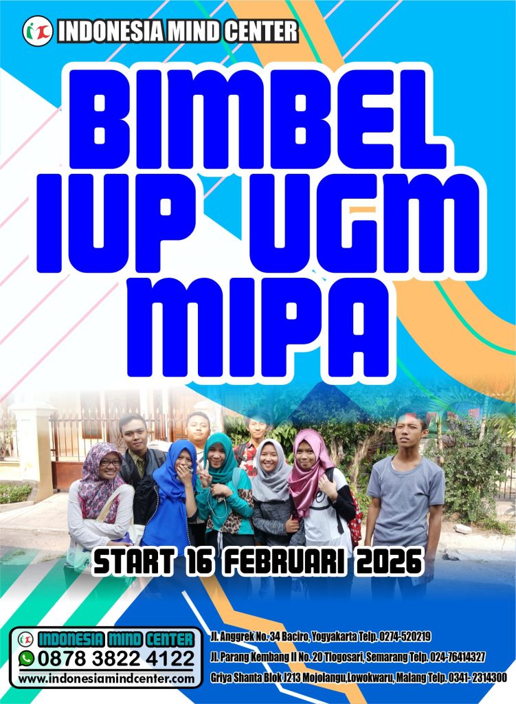 BIMBEL IUP UGM MIPA START 16 FEBRUARI 2026