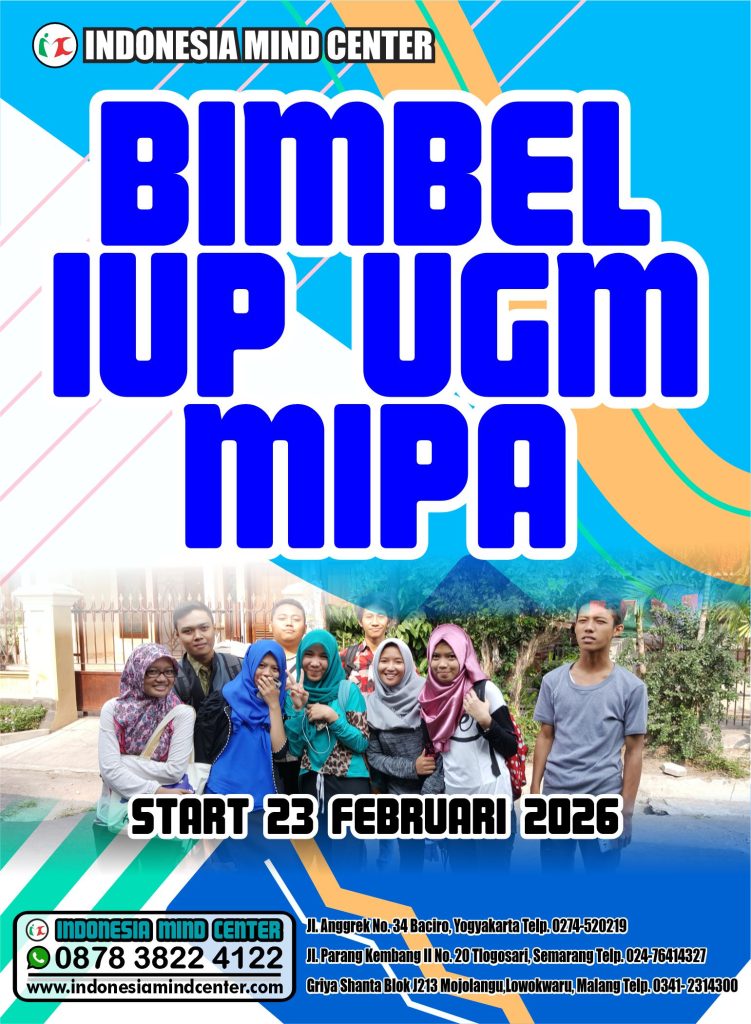 BIMBEL IUP UGM MIPA START 23 FEBRUARI 2026