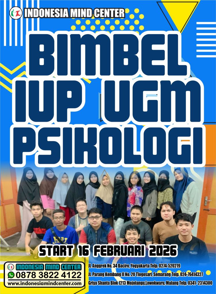 BIMBEL IUP UGM PSIKOLOGI START 16 FEBRUARI 2026