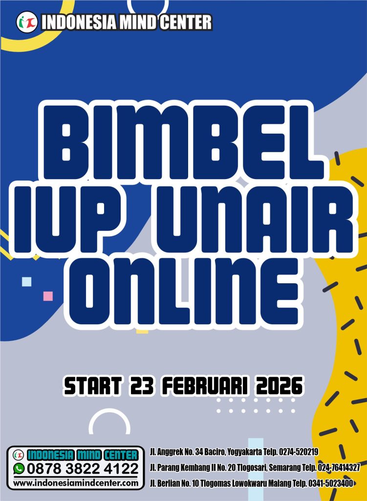 BIMBEL IUP UNAIR ONLINE START 23 FEBRUARI 2026