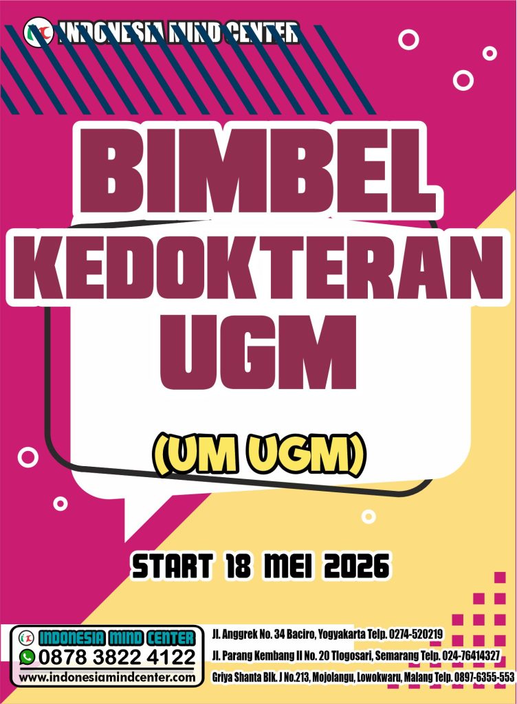 BIMBEL KEDOKTERAN UGM START 18 MEI 2026