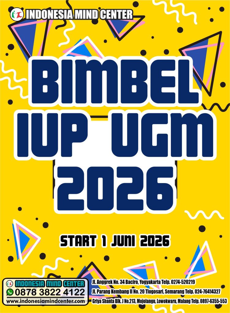 BIMBEL IUP UGM 2026 START 1 JUNI 2026