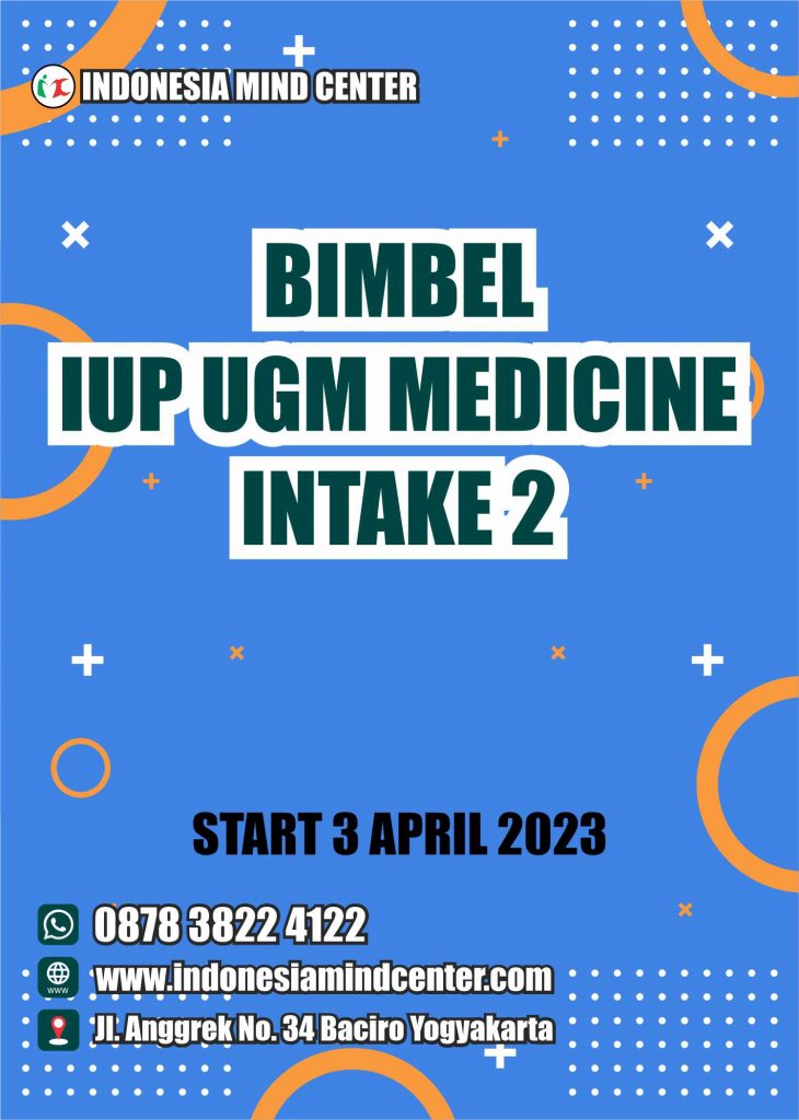 BIMBEL IUP UGM MEDICINE INTAKE 2 START 3 APRIL 2023