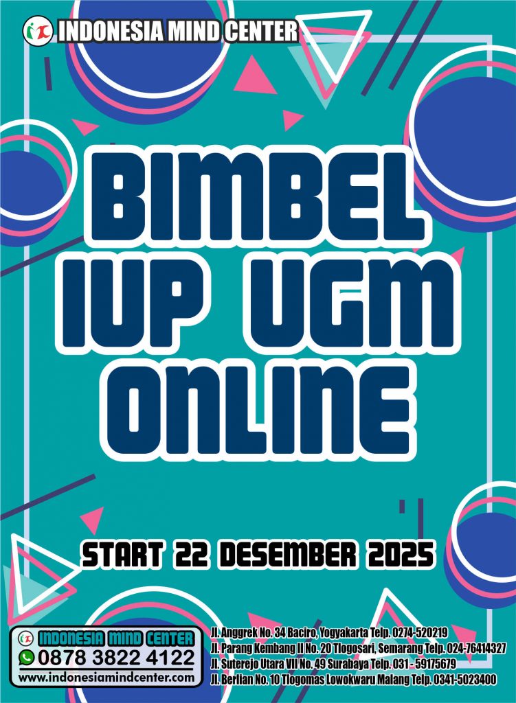 BIMBEL IUP UGM ONLINE START 22 DESEMBER 2025