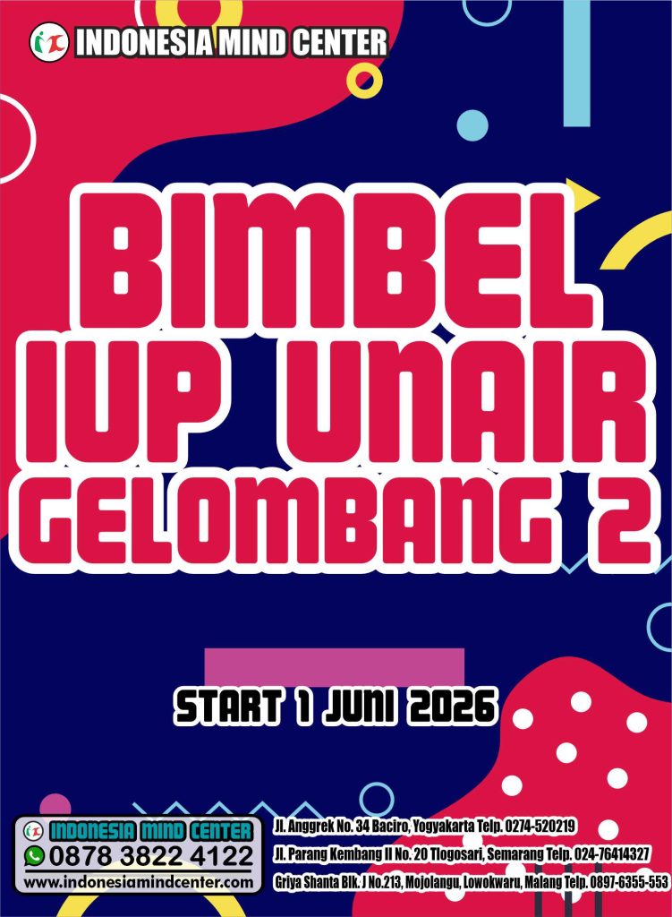 BIMBEL IUP UNAIR GELOMBANG 2 START 1 JUNI 2026
