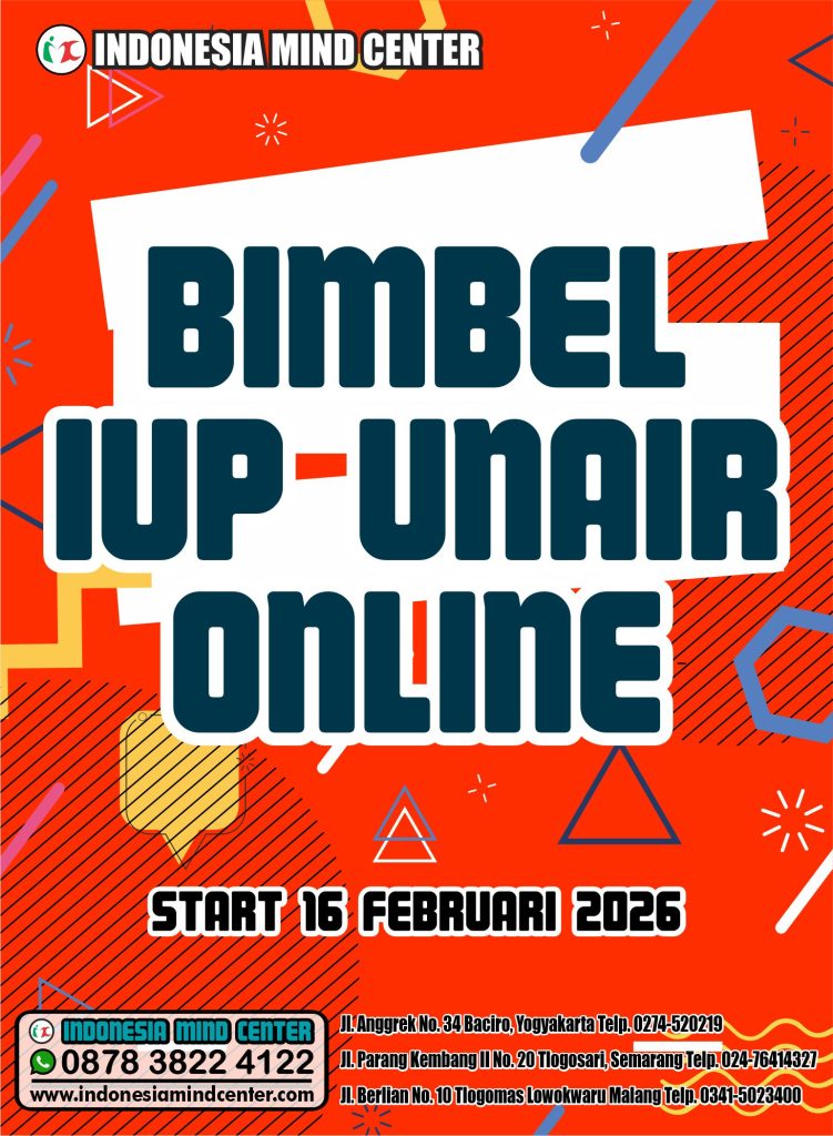 BIMBEL IUP UNAIR ONLINE START 16 FEBRUARI 2026