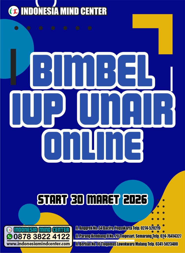 BIMBEL IUP UNAIR ONLINE START 30 MARET 2026