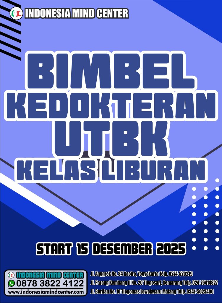 BIMBEL KEDOKTERAN UTBK KELAS LIBURAN START 15 DES 2025