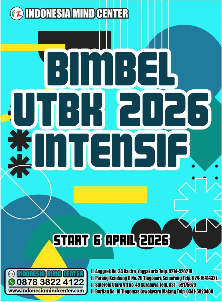 BIMBEL UTBK 2026 INTENSIF START 6 APRIL 2026