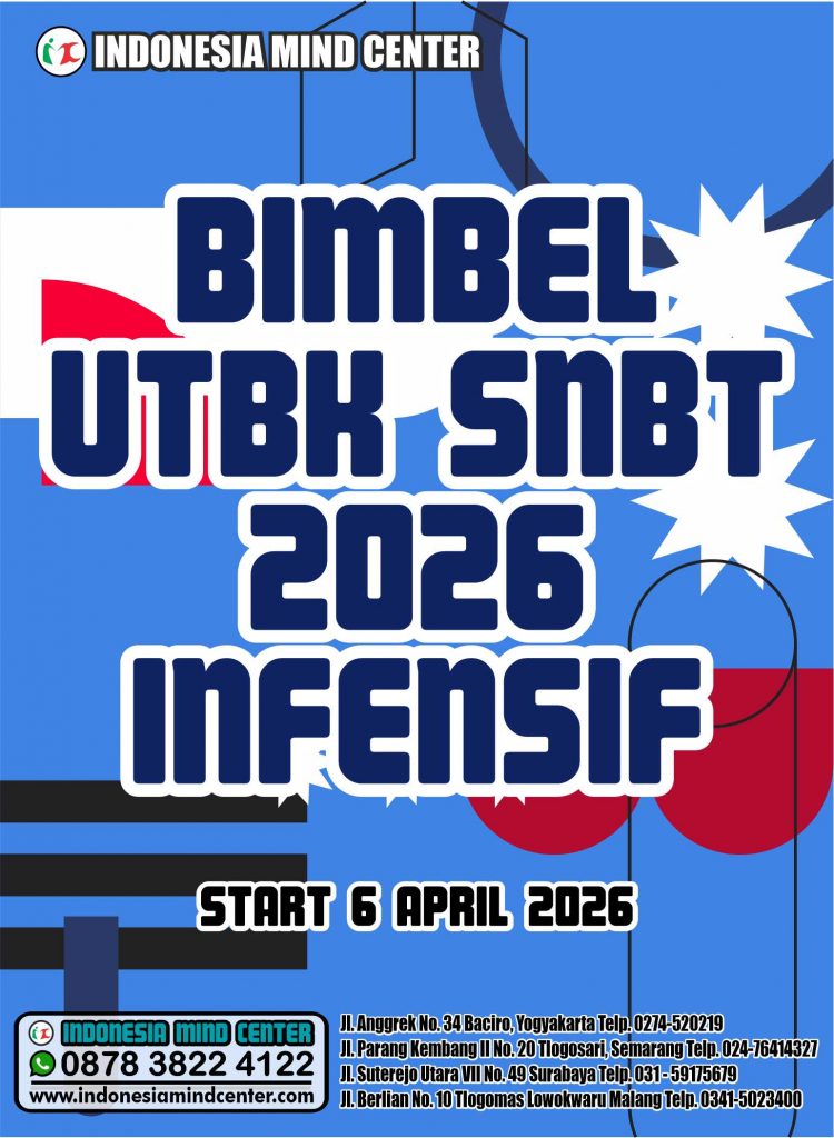 BIMBEL UTBK SNBT 2026 INFENSIF START 6 APRIL 2026