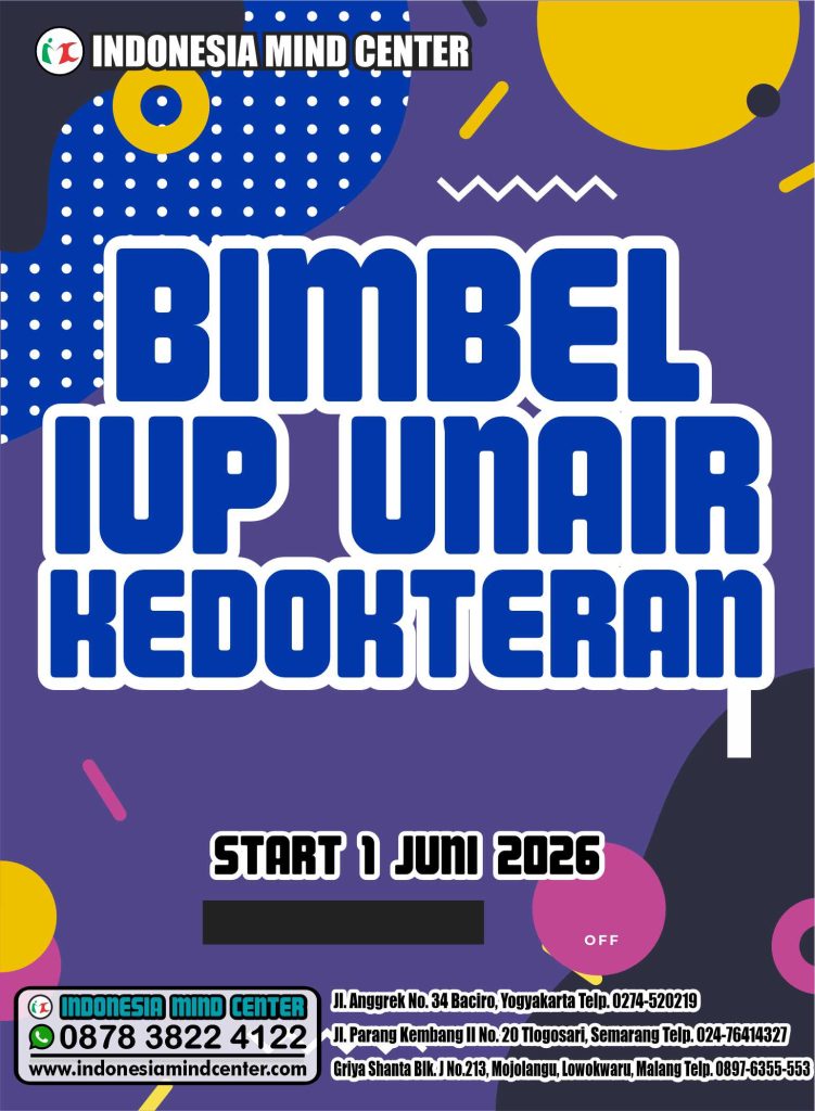 BIMBEL IUP UNAIR KEDOKTERAN START 1 JUNI 2026