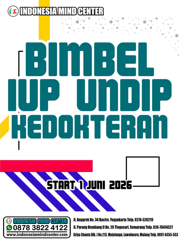 BIMBEL IUP UNDIP KEDOKTERAN START 1 JUNI 2026