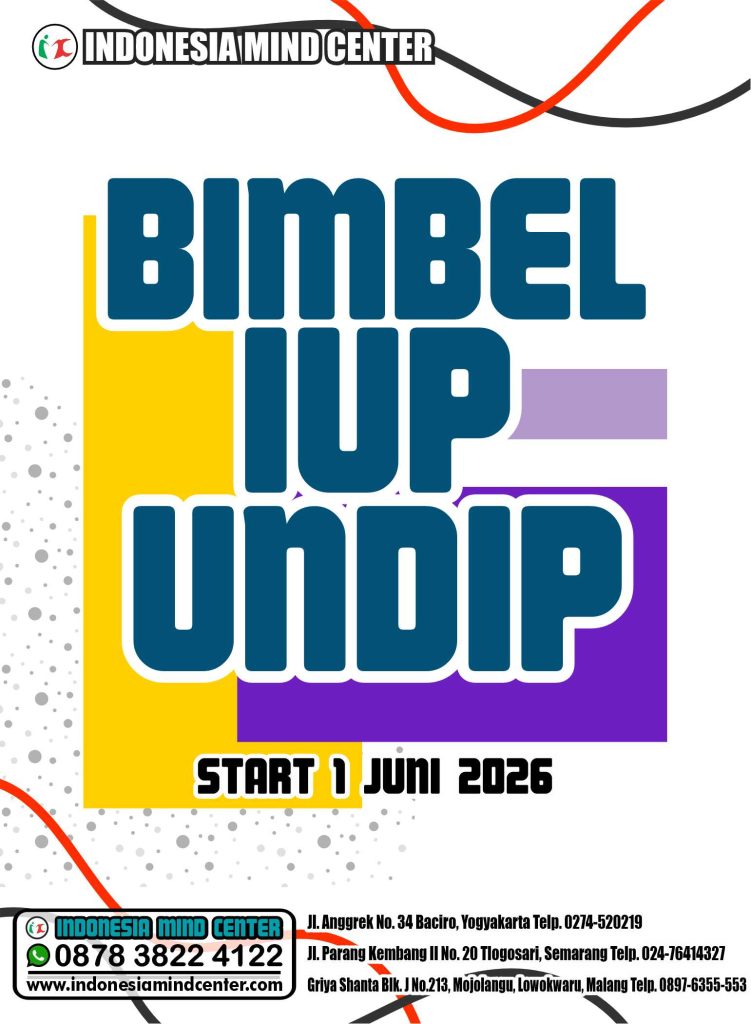 BIMBEL IUP UNDIP START 1 JUNI 2026