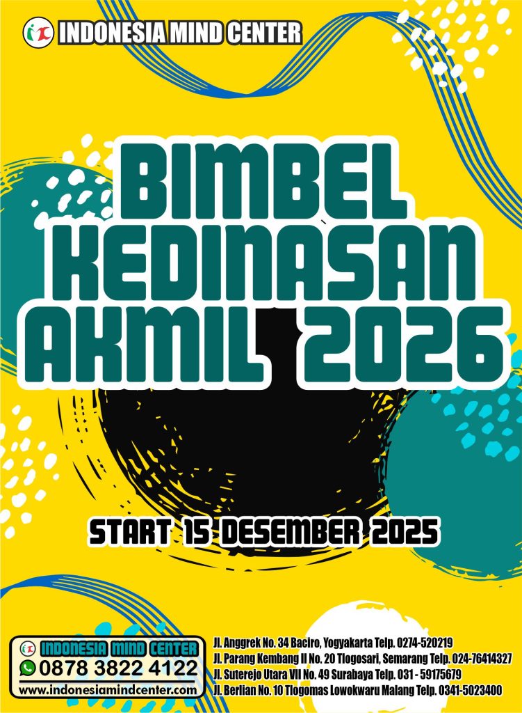 BIMBEL KEDINASAN AKMIL 2026 START 15 DESEMBER 2025