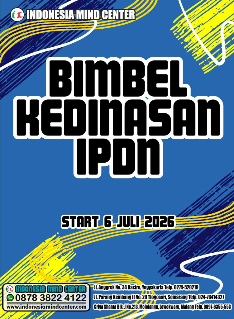 BIMBEL KEDINASAN IPDN 2026 START 6 JULI 2026