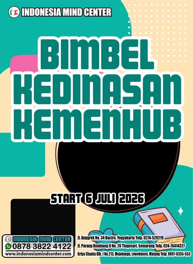 BIMBEL KEDINASAN KEMENHUB 2026 START 6 JULI 2026