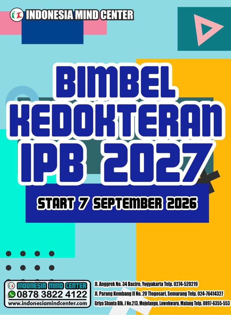 BIMBEL KEDOKTERAN IPB START 7 SEPTEMBER 2026