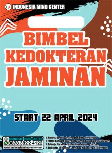 BIMBEL KEDOKTERAN JAMINAN START 22 APRIL 2024