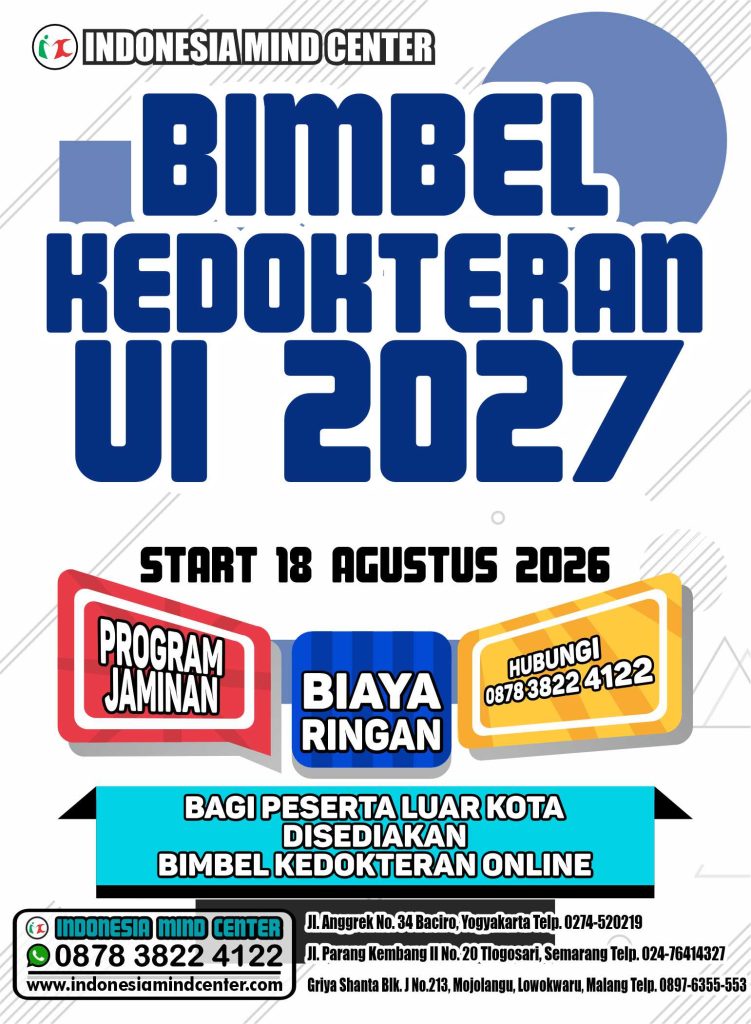BIMBEL KEDOKTERAN UI START 18 AGUSTUS 2026