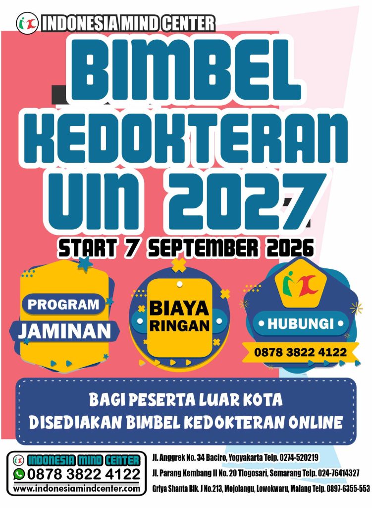 BIMBEL KEDOKTERAN UIN START 7 SEPTEMBER 2026