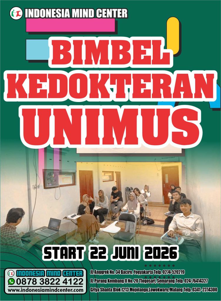 BIMBEL KEDOKTERAN UNIMUS START 22 JUNI 2026