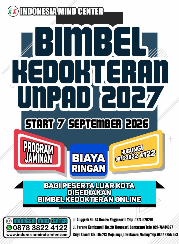 BIMBEL KEDOKTERAN UNPAD START 7 SEPTEMBER 2026