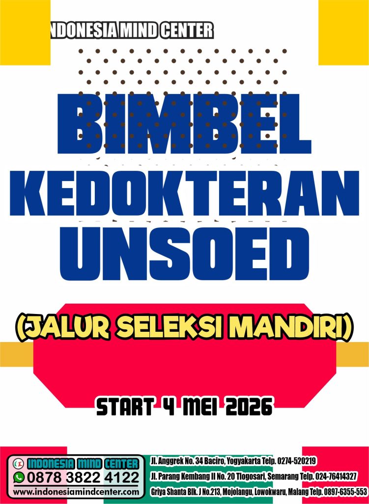 BIMBEL KEDOKTERAN UNSOED START 18 MEI 2026
