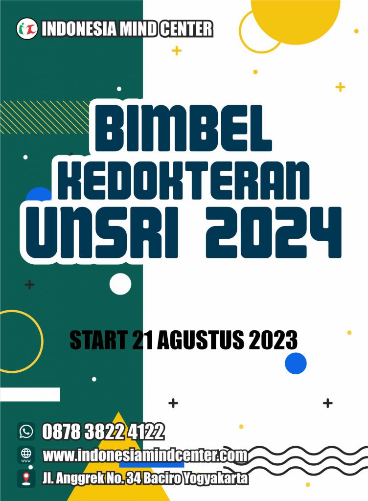 BIMBEL KEDOKTERAN UNSRI 2024 START 21 AGUSTUS 2023