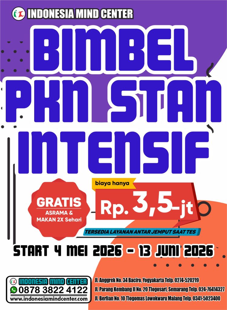 BIMBEL PKN STAN INTENSIF 4 MEI 2026