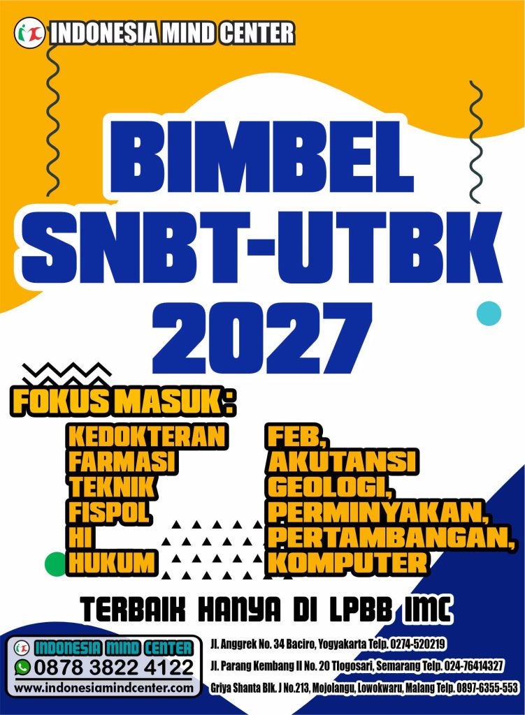 BIMBEL SNBT-UTBK 2027 FOKUS MASUK