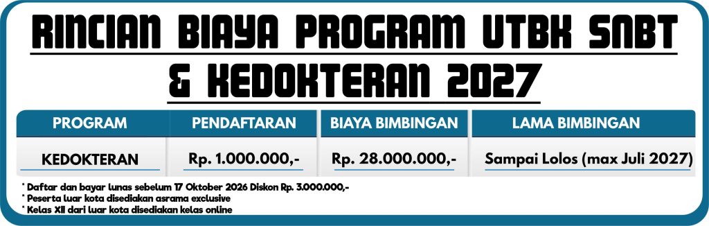 RINCIAN BIAYA PROGRAM UTBK KEDOKTERAN 2027_17okt26