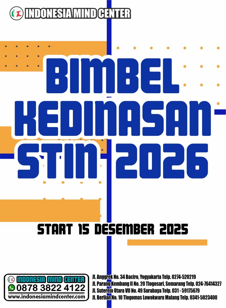 BIMBEL KEDINASAN STIN 2026 START 15 DESEMBER 2025