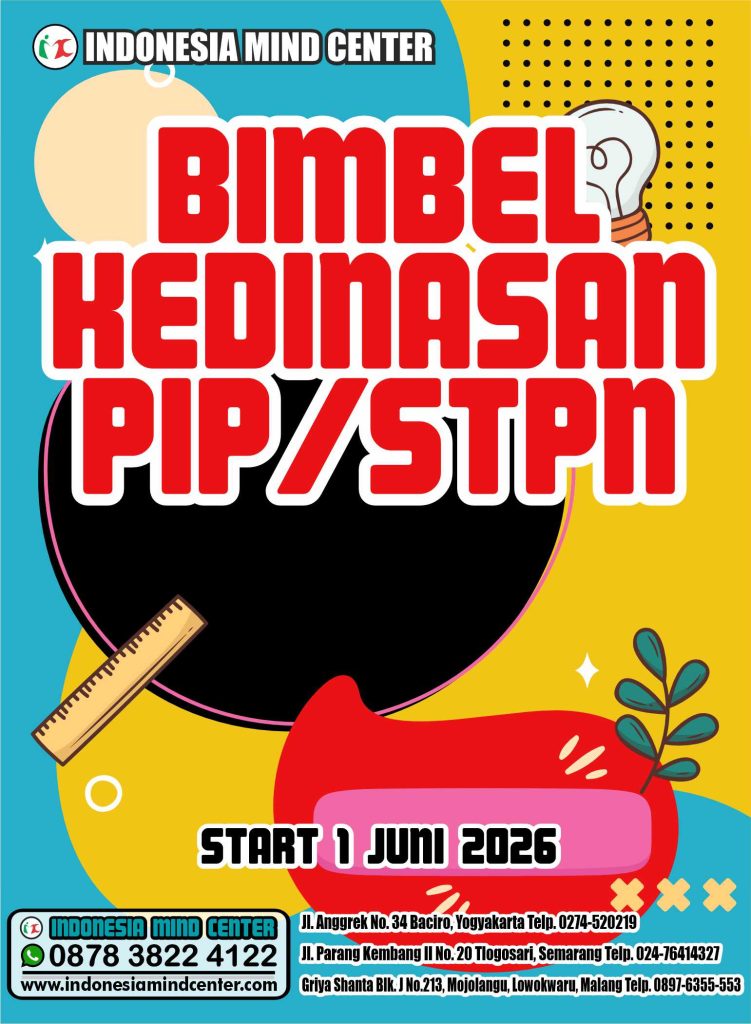 BIMBEL KEDINASAN PIP 2026 START 1 JUNI 2026