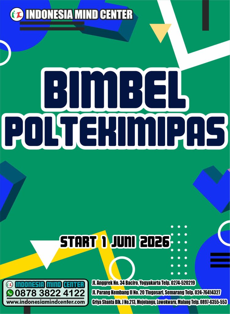BIMBEL KEDINASAN POLTEKIMIPAS 2026 START 1 JUNI 2026