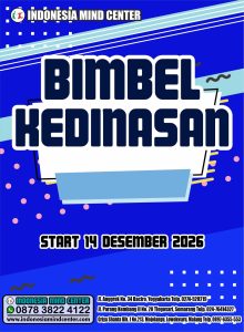 BIMBEL KEDINASAN START 14 DESEMBER 2026