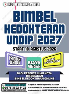 BIMBEL KEDOKTERAN UNDIP START 18 AGUSTUS 2026