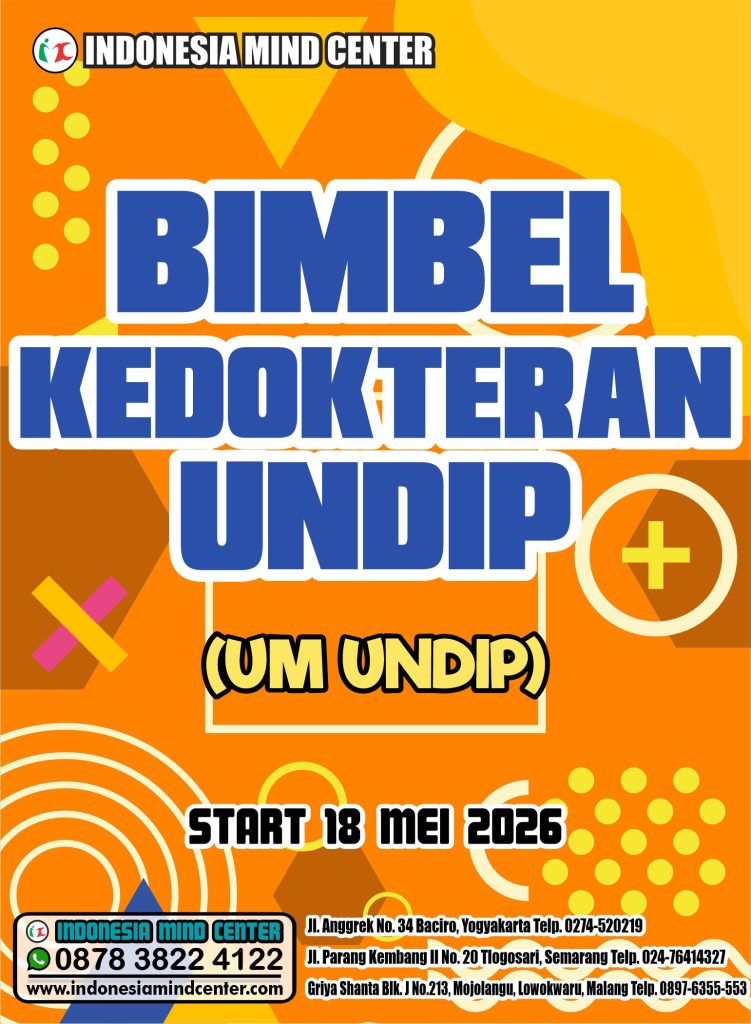 BIMBEL KEDOKTERAN UNDIP START 18 MEI 2026